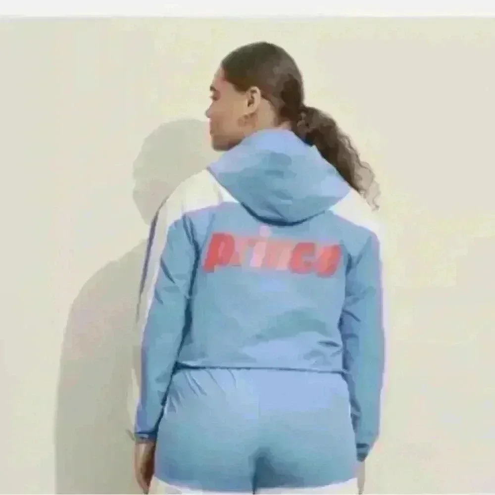 PRINCE pickleball baby blue zip up Medium